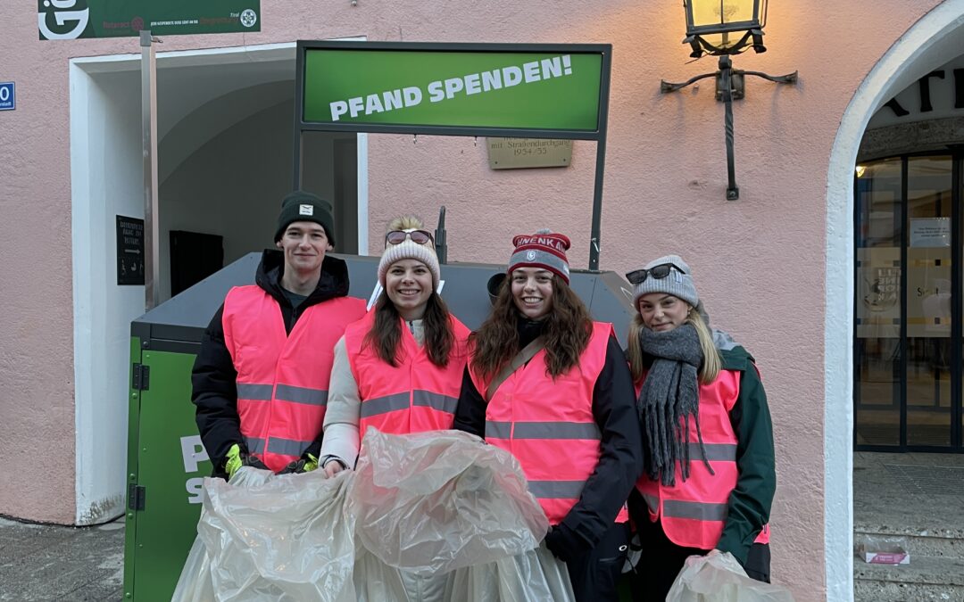 Pfandsammelaktion beim Hahnenkammrennen – Einsatz mit Wirkung